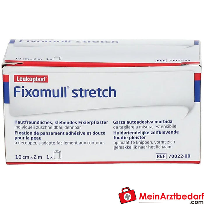 Fixomull® streç 10 cm x 2 m, 1 adet.