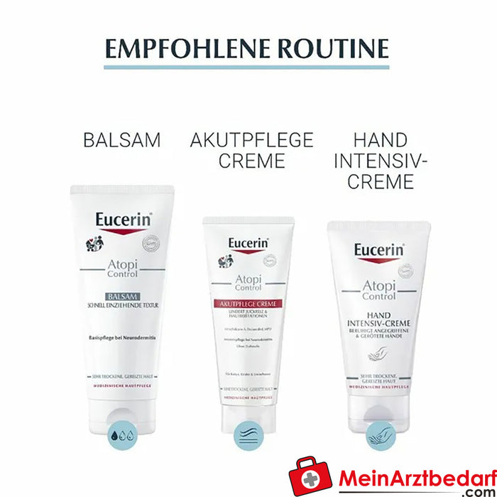 Eucerin® AtopiControl Crema Facial - Cuidado hidratante para la piel seca del rostro, 50ml