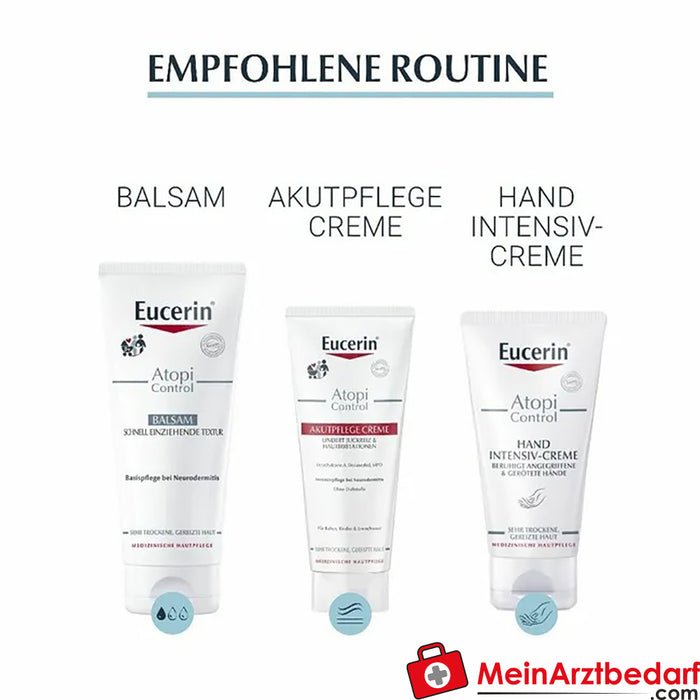 Eucerin® AtopiControl shower and bath oil - cleanses extra moisturizing and soothes atopic skin & to relieve itching with atopic dermatitis