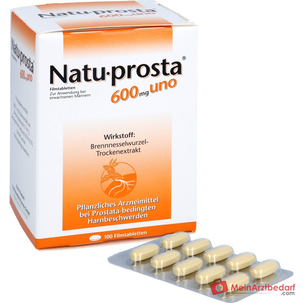 Rodisma-Med Natuprosta 600 mg uno Brennnesselwurzel-Trockenextrakt Filmtabletten, 100 St.
