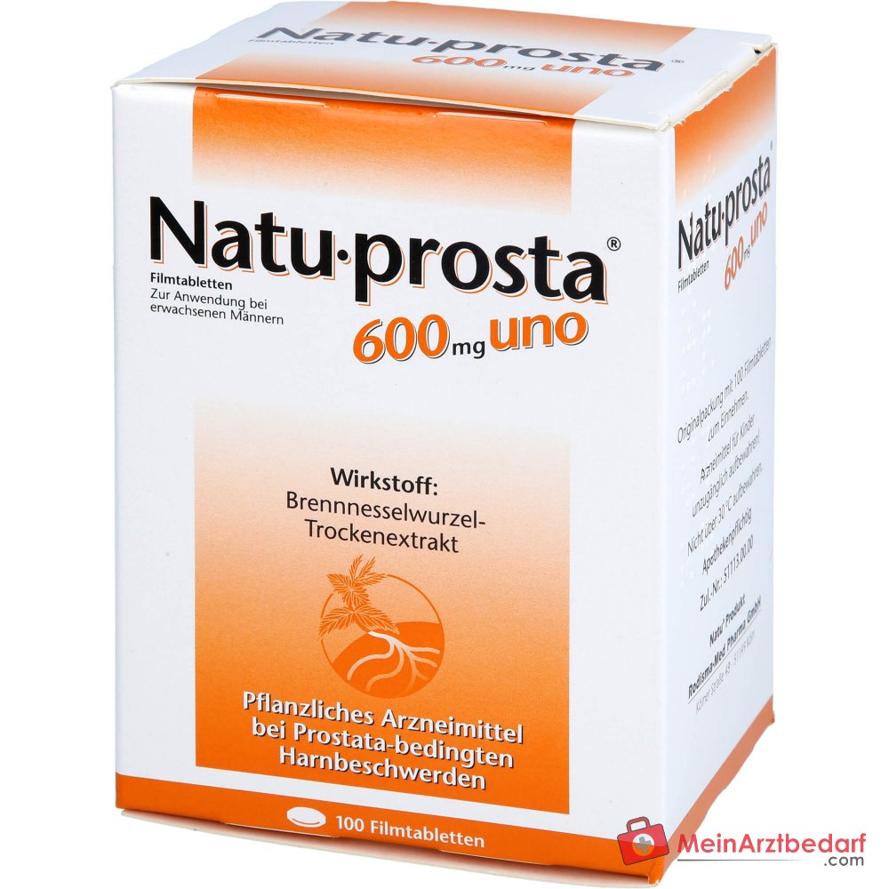 Rodisma-Med Natuprosta 600 mg uno Brennnesselwurzel-Trockenextrakt Filmtabletten, 100 St.