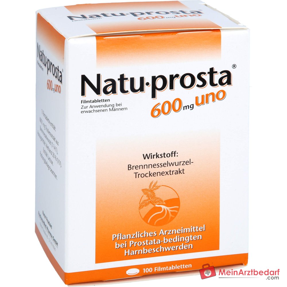 Rodisma-Med Natuprosta 600 mg uno Brennnesselwurzel-Trockenextrakt Filmtabletten, 100 St.