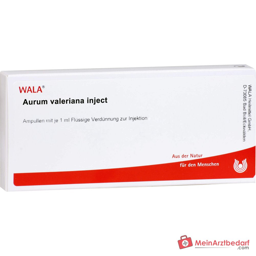 WALA Aurum valeriana Inject, 10 x 1 ml ampullen