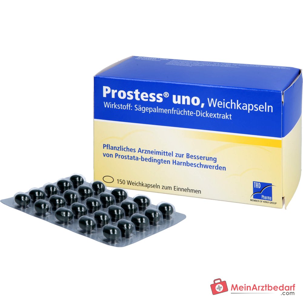 TAD Pharma Prostess uno Sägepalmenfrüchte-Dickextrakt Weichkapseln, 100 St.