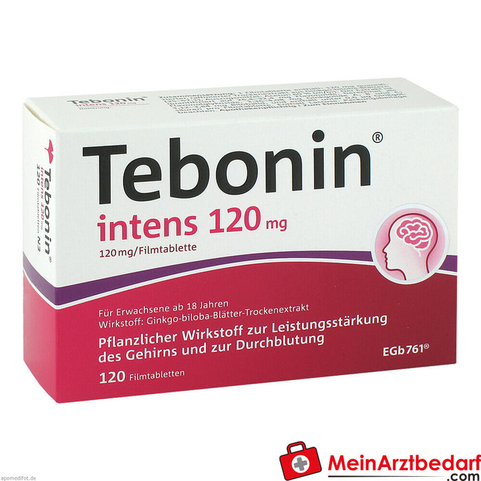 Tebonin intens 120mg comprimidos revestidos por película