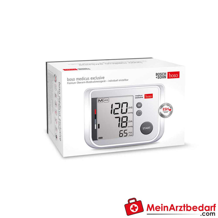 Boso medicus exclusive blood pressure monitor with switchable voice output