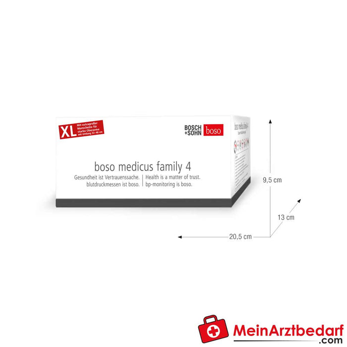 Boso medicus family 4 Partner- und Familien-Blutdruckmessgerät
