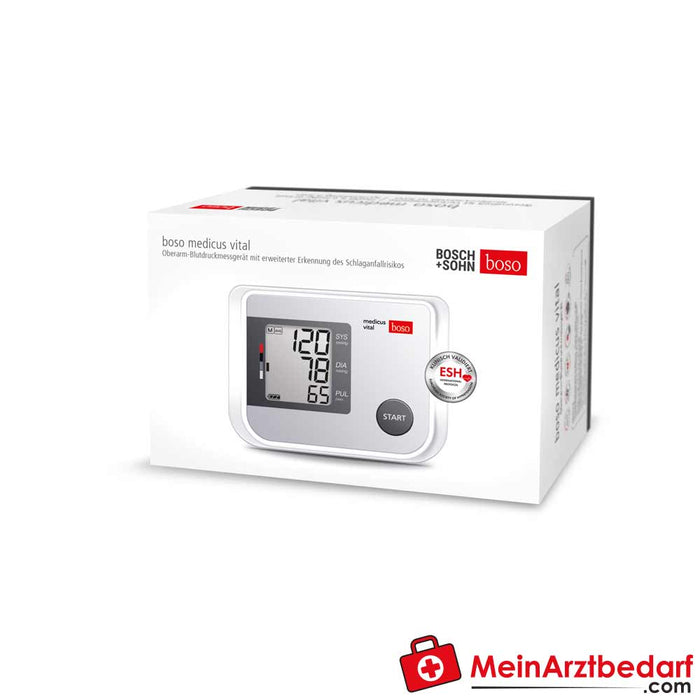 Boso medicus vital bovenarm bloeddrukmeter met één knop