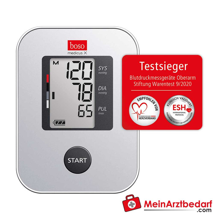 Boso medicus X blood pressure monitor - test winner Stiftung Warentest
