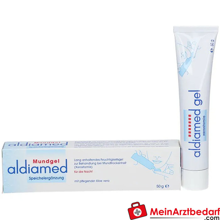 aldiamed gel per la bocca - integratore di saliva, 50g