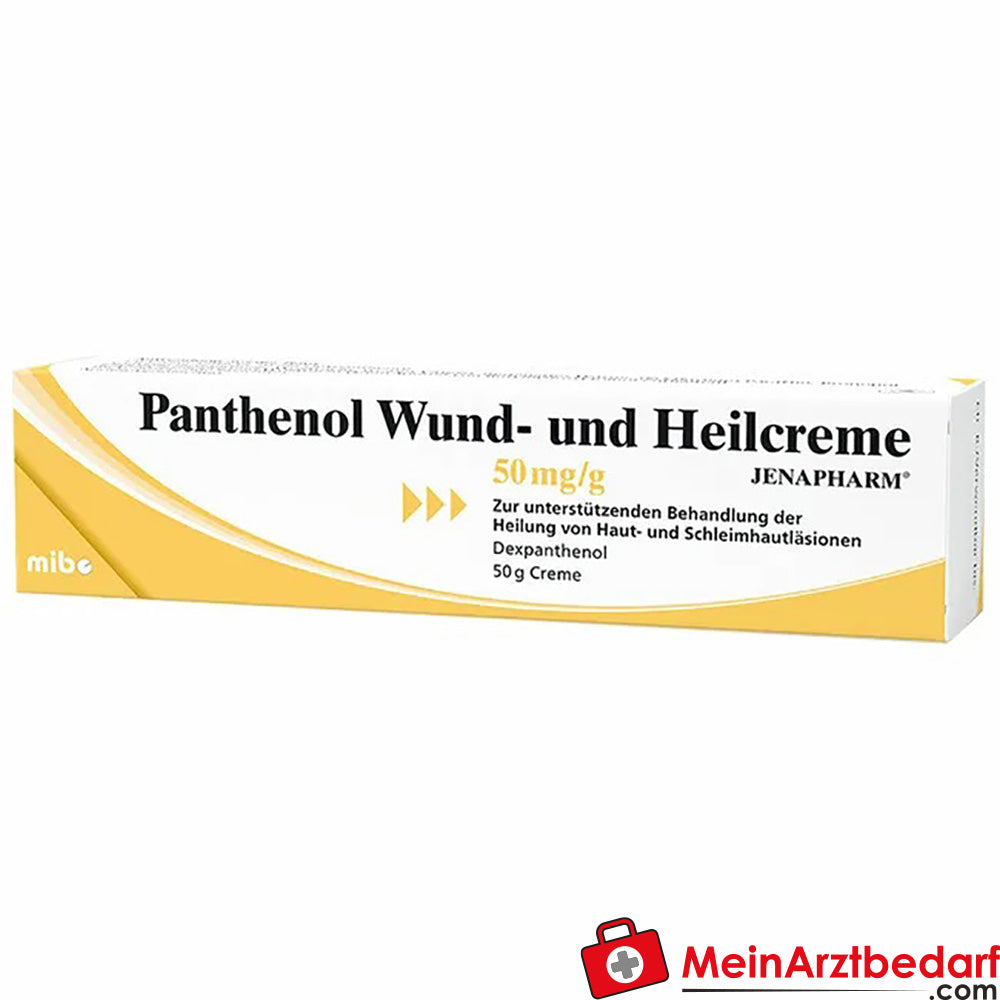 Panthenol Wund- und Heilcreme JENAPHARM 50mg/g.