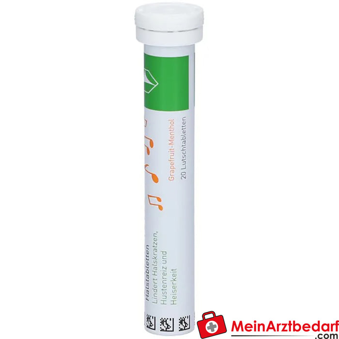 GeloRevoice Halstabletten Grapefruit-Menthol bei Heiserkeit & Stimmverlust, 20 St.