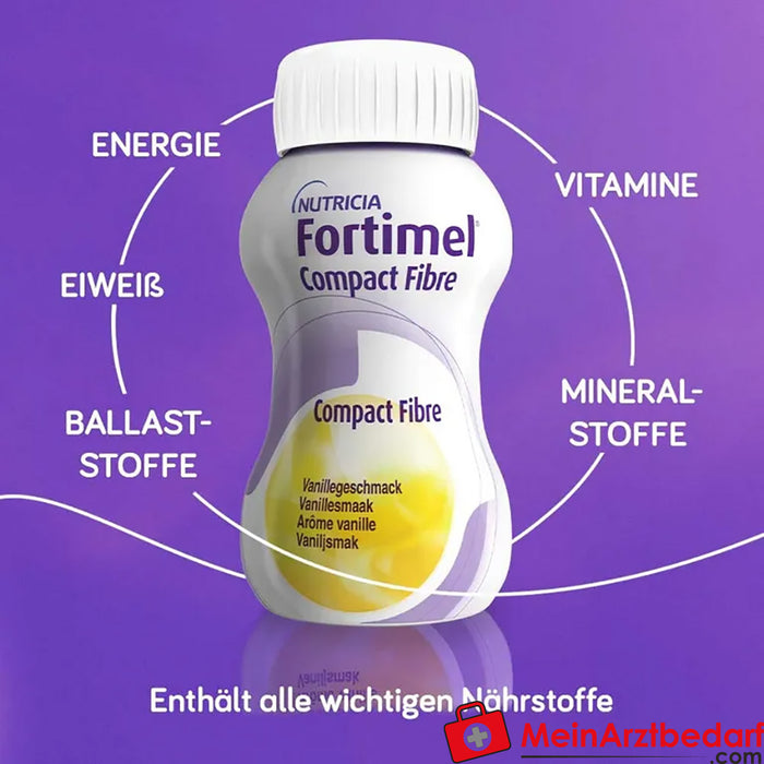 Fortimel® Alimento para beber com fibras energéticas Baunilha