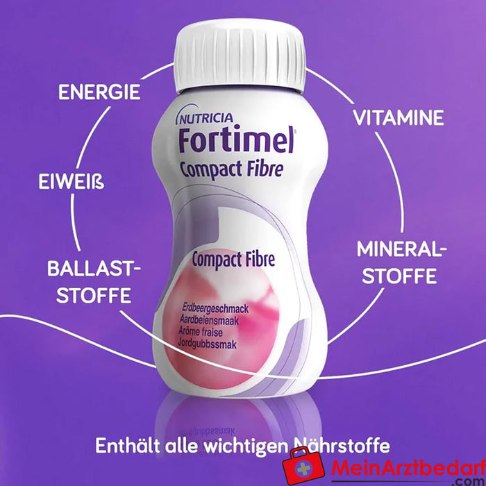 Fortimel® Compact Fibre Drinking Nutrition Truskawka