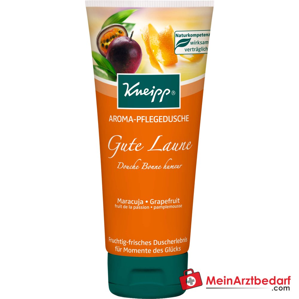 Kneipp Aroma-Pflegedusche Gute Laune Maracuja & Grapefruit, 200 ml.