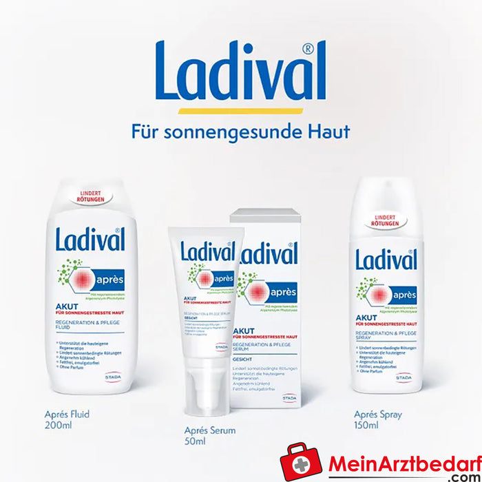 Ladival® Acute Après Fluido Suavizante para peles stressadas pelo sol, 200ml