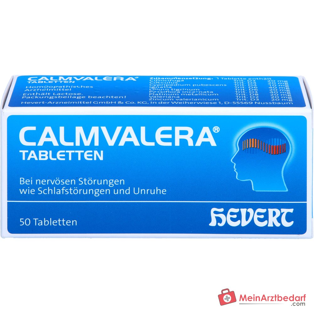 Calmvalera tabletten Calm-9-Complex (9 werkzame bestanddelen) 50 tabletten