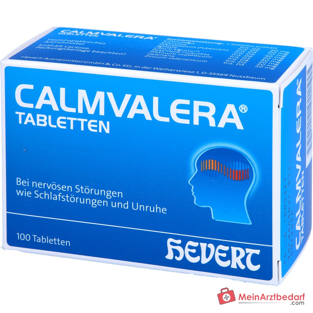 Calmvalera Calm-9-Complex Tabletten (9 actieve ingrediënten) 100 tabletten