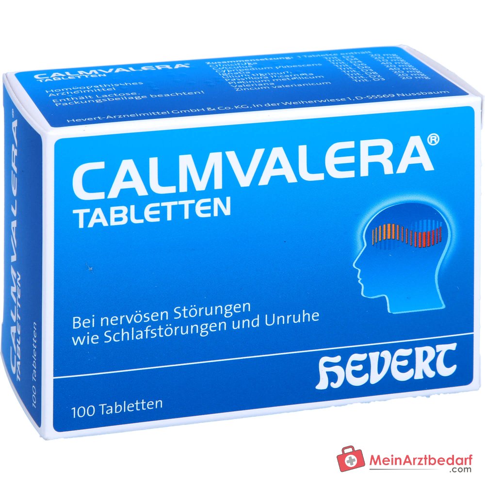 Calmvalera Calm-9-Complex Tabletten (9 actieve ingrediënten) 100 tabletten