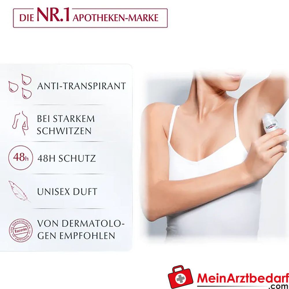 Eucerin® Anti-Transpirant 48h Roll-on, 50ml.