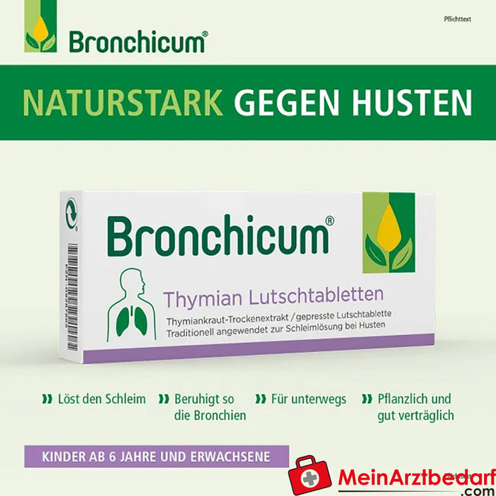 Bronchicum® 百里香，20 件。