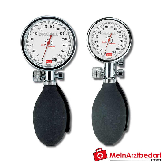 Boso manuell Blutdruckmessgerät mit Doppelschlauch-Technik.