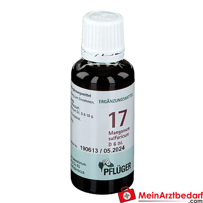 Biochemie Pflüger® 第 17 号硫酸锰 D6 滴剂