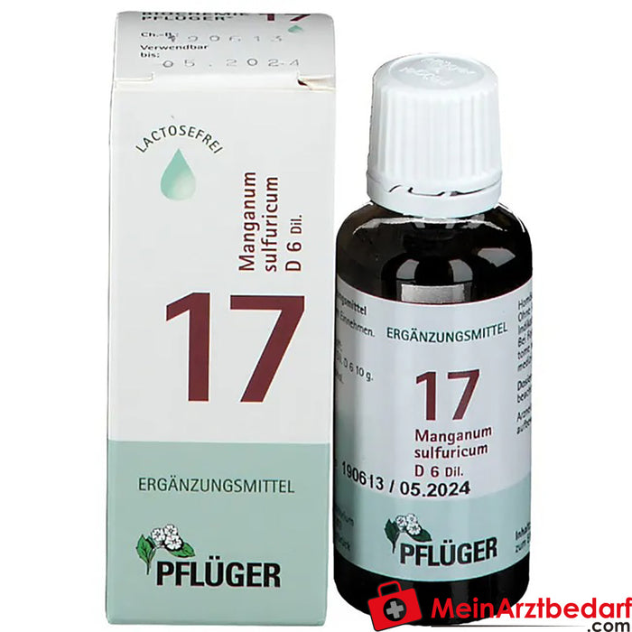 Biochemie Pflüger® 第 17 号硫酸锰 D6 滴剂