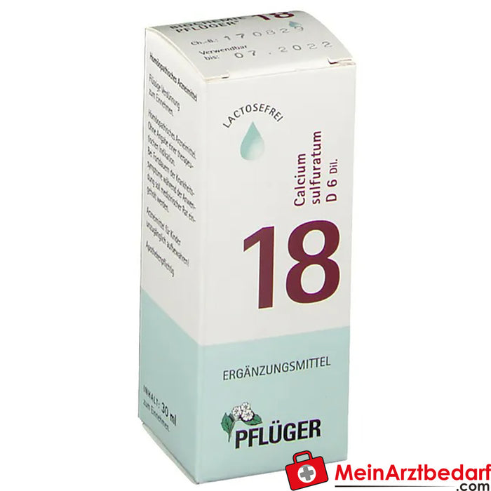 生物化学 Pflüger® 18 硫酸钙 D6 滴剂