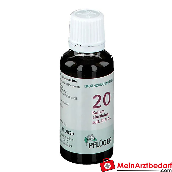 Biochemie Pflüger® 20 Potasio aluminio sulfúrico D 6