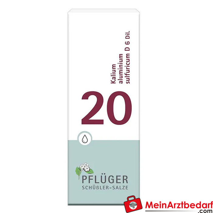 Biochemie Pflüger® 20 Potasio aluminio sulfúrico D 6