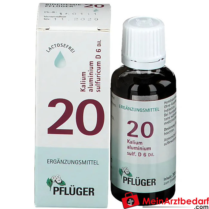 Biochemie Pflüger® 20 Potasyum alüminyum sülfürikum D 6