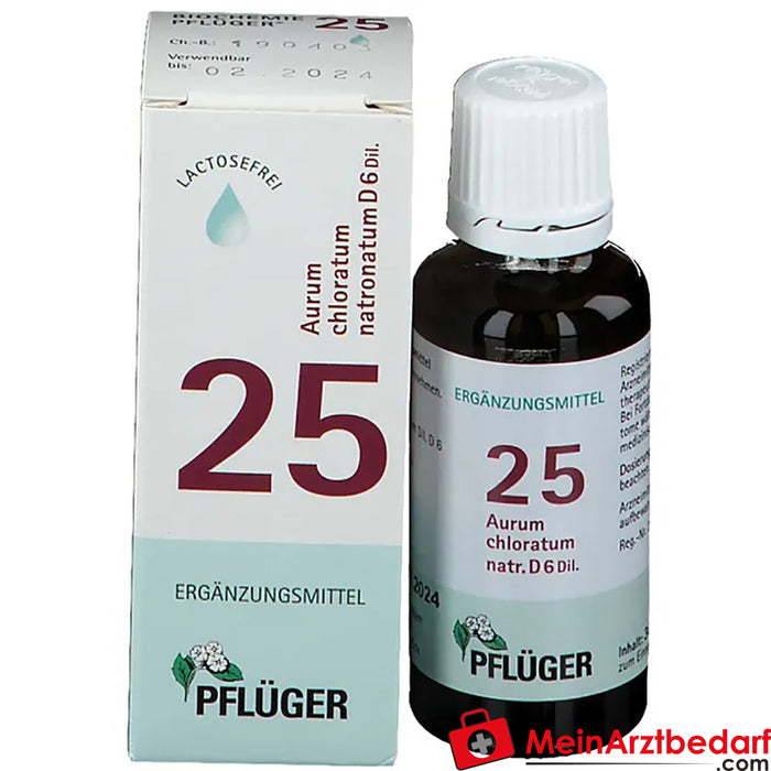 生物化学 Pflüger® 25 Aurum chlorum natronatum D 6