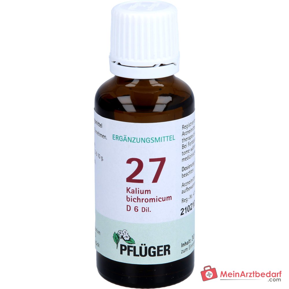 Biochemie Pflüger 27 Kalium bichromicum D6 Gotas 30 ml