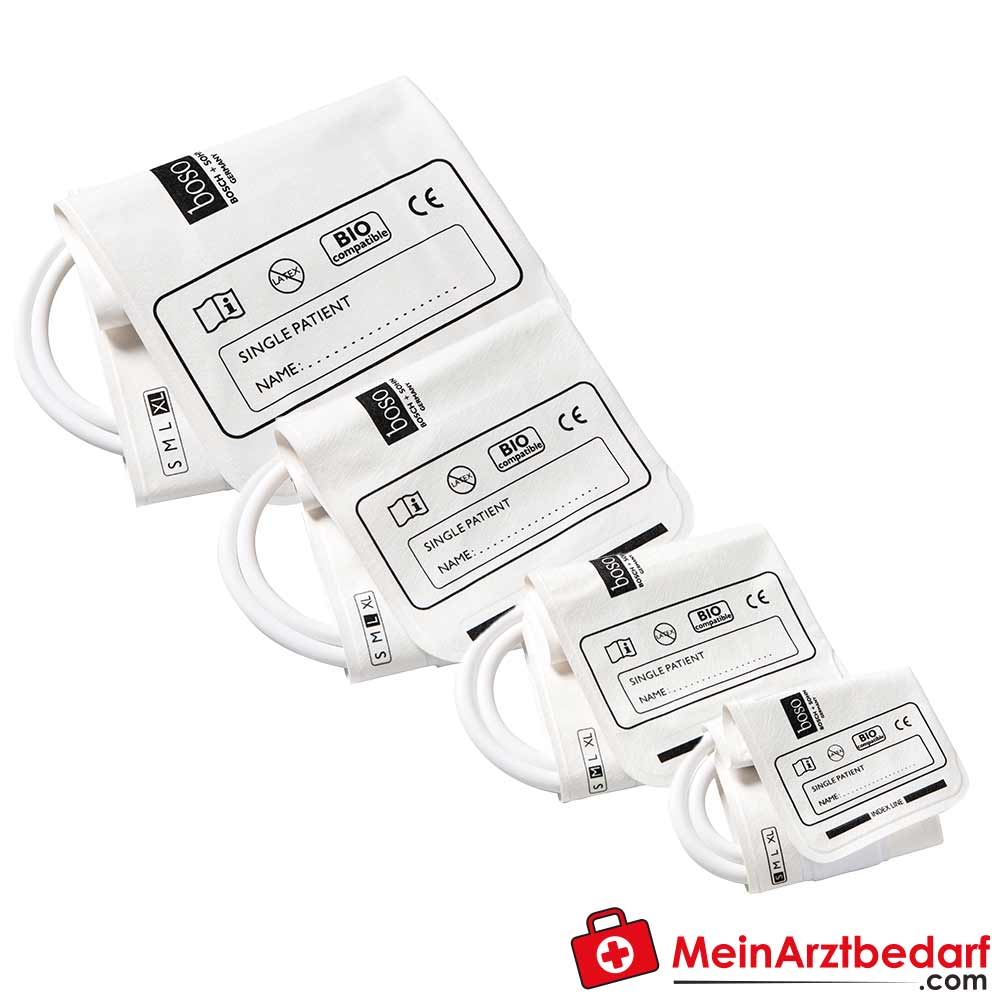 Boso latexfreie Einwegmanschetten zur Blutdruckmessung (10 Stück).