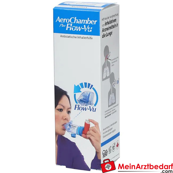 AeroChamber avec embout buccal pour adultes et enfants (à partir de 5 ans), 1 pce