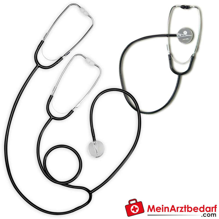 Lekki stetoskop piersiowy Boso z płaską membraną dla dorosłych