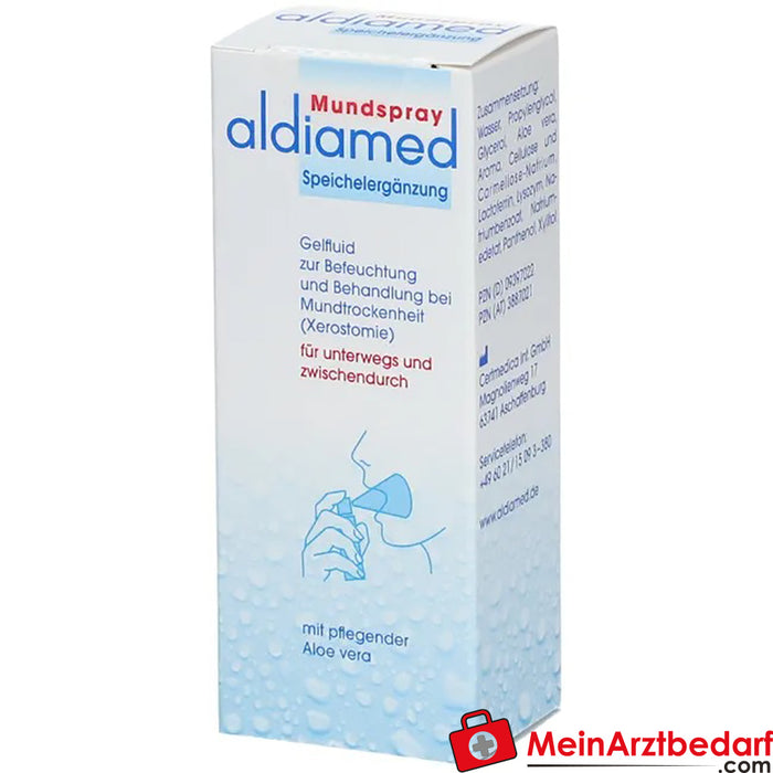 aldiamed spray bucal - suplemento salival, 50ml