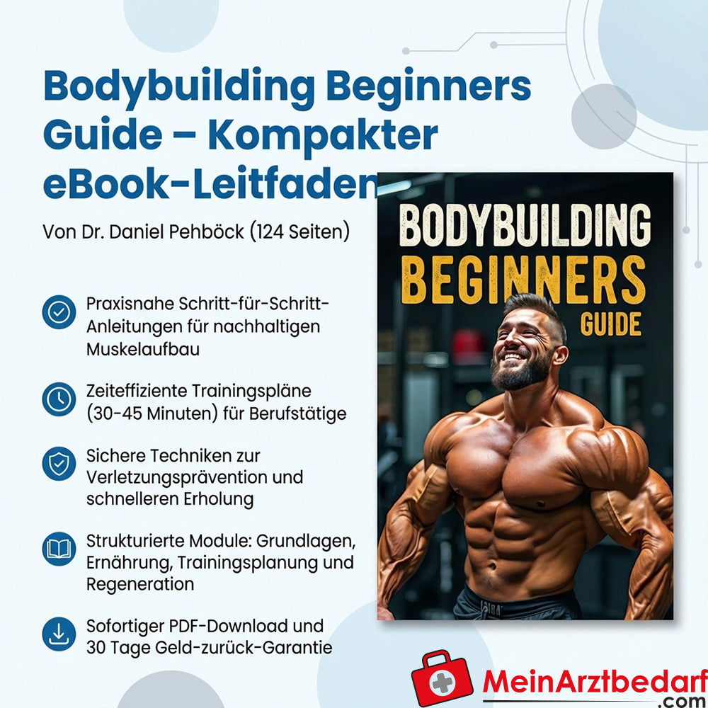 Dr. Daniel Pehböck Bodybuilding-Leitfaden für Anfänger eBook PDF 124 Seiten Muskelaufbau Trainings- und Ernährungspläne