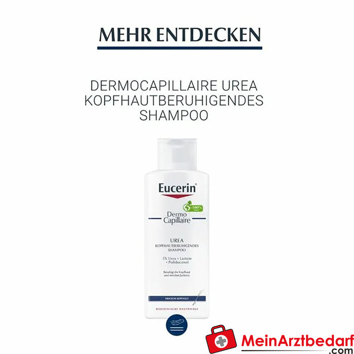 Eucerin® DermoCapillaire 尿素头皮舒缓强化滋补品，适用于干燥和发痒的头皮，100 毫升