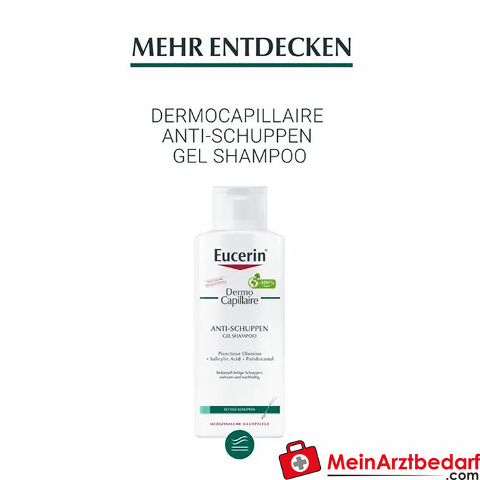 Eucerin® DermoCapillaire Champô Creme Anti-Caspa - para caspa seca e comichão no couro cabeludo, 250ml