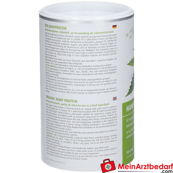 Raab® Vitalfood Bio Hanf Protein Pulver