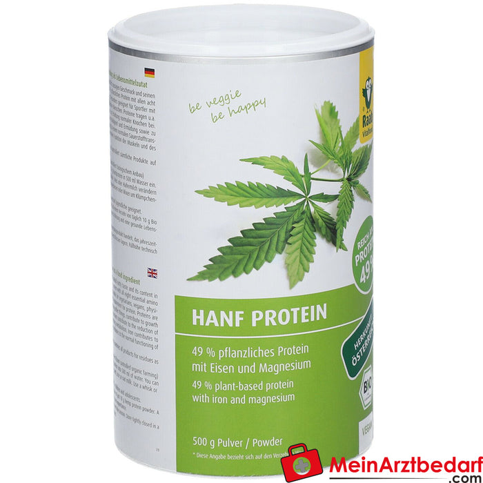 Raab® Vitalfood Protéine de chanvre bio en poudre