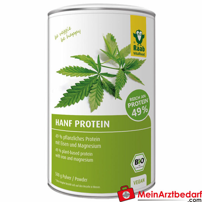 Raab® Vitalfood Proteína de cáñamo ecológica en polvo