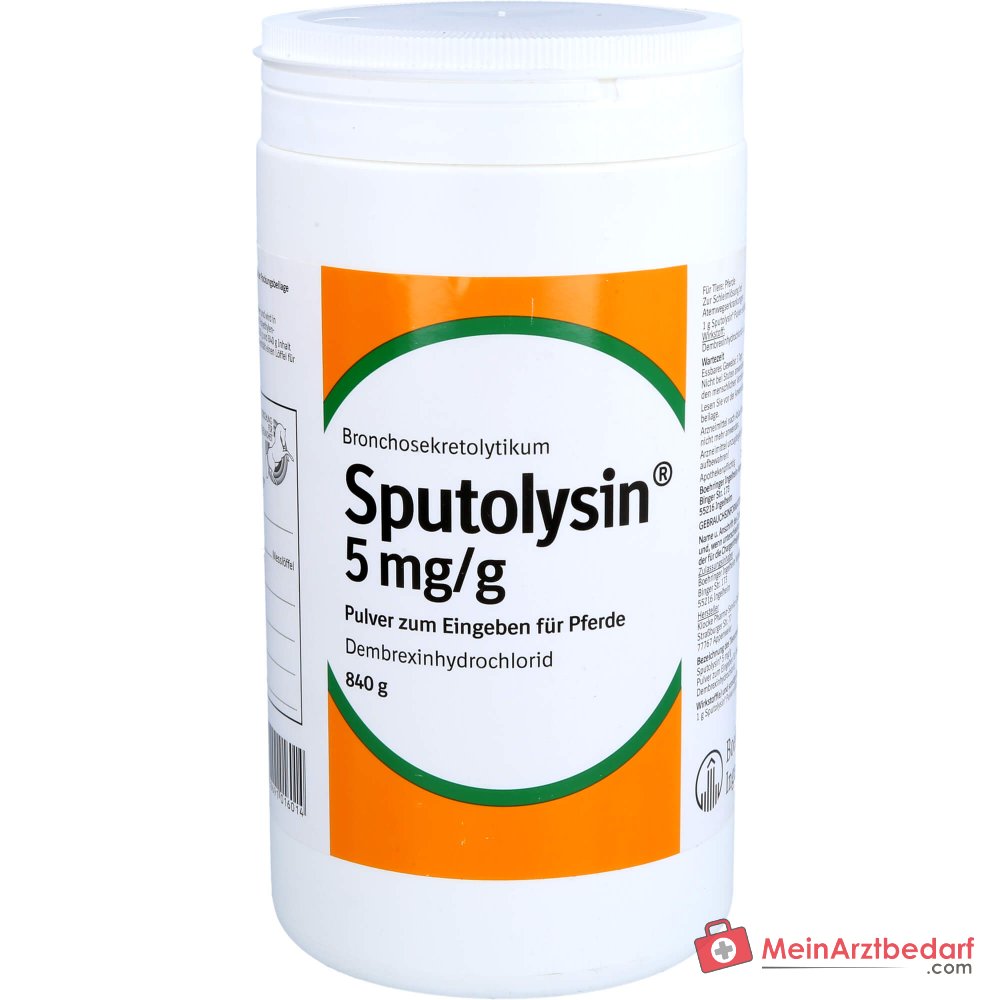 Sputolisina polvere veterinaria 5,0 mg di dembrexina cloridrato/g per cavalli 840 g