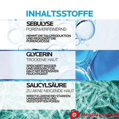 La Roche Posay EFFACLAR MAT Gesichtspflege für unreine Haut, die zu übermäßigem Glanz neigt, 40ml.