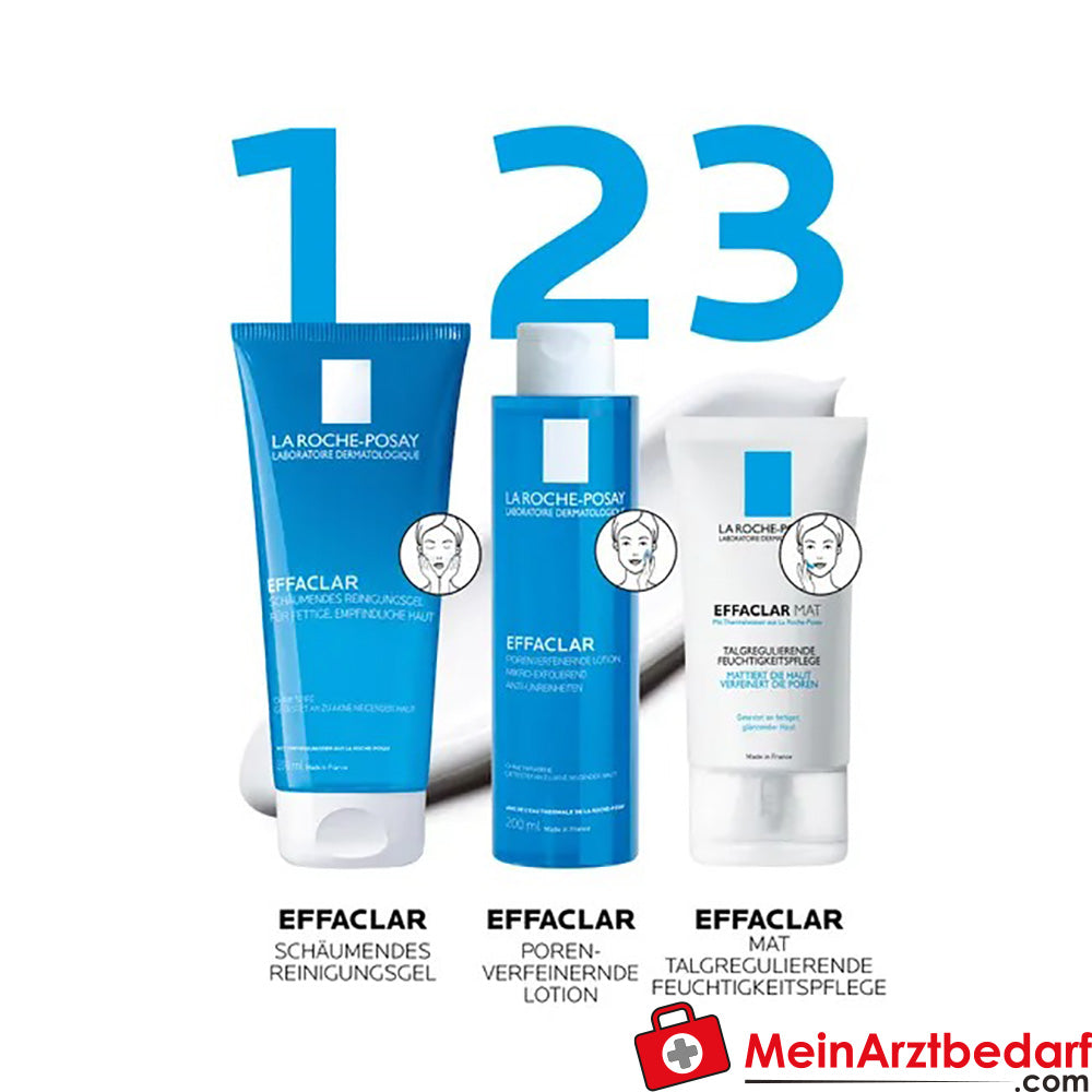 La Roche Posay EFFACLAR MAT Gesichtspflege für unreine Haut, die zu übermäßigem Glanz neigt, 40ml.