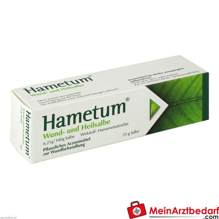 Hametum wound and healing ointment