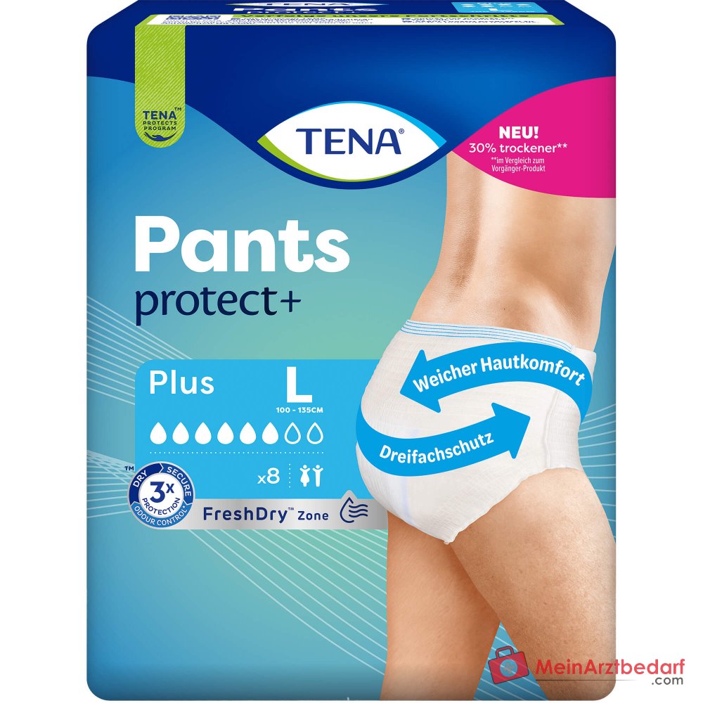 TENA Pants Plus ConfioFit L Bragapañales desechables 32 unidades