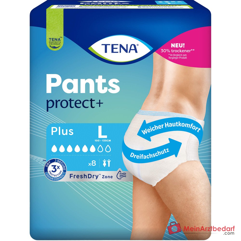 TENA Pants Plus ConfioFit L Culottes jetables 32 pièces